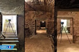 ATFF à relevé en 3D des caves dans un domaine viticole à Bordeaux
